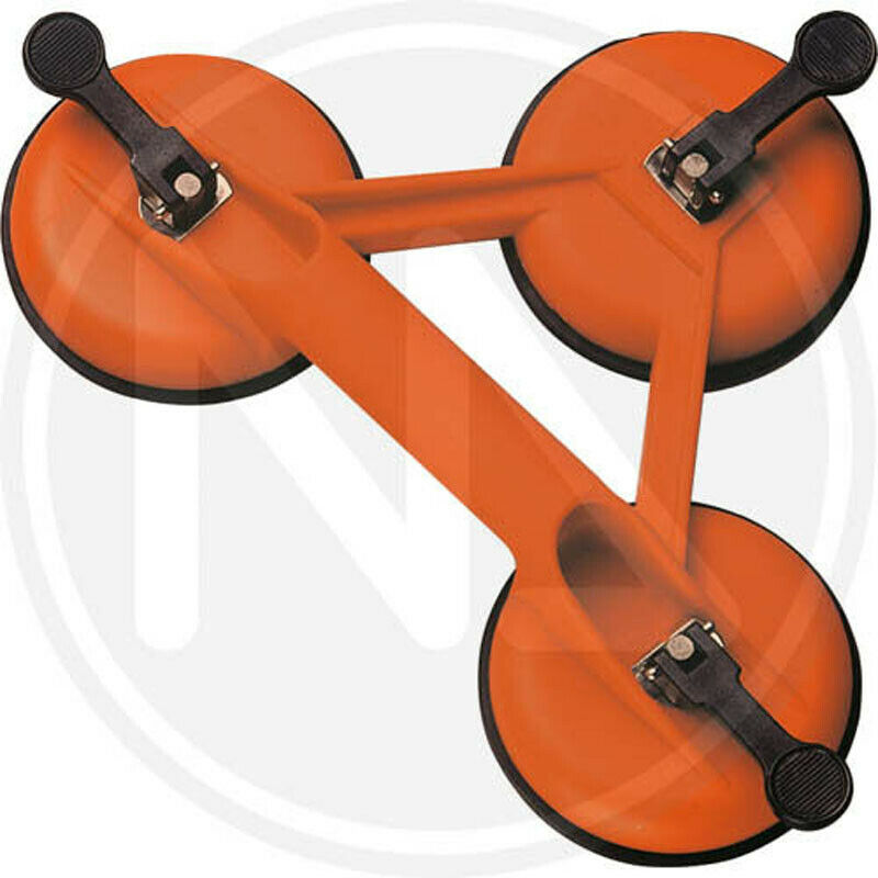 VENTOSA PER SOLLEVAMENTO VETRO PIASTRELLE TRIPLA 100 KG 3