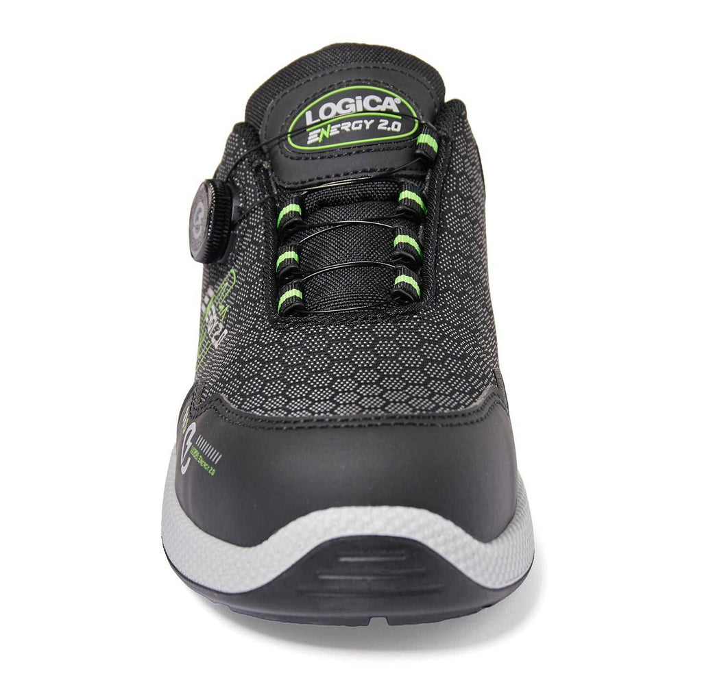 SCARPA BASSA LOGICA CORTINA CHIUSURA CON ROTORE TESSUTO IDROREPELLENTE S3S SR ESD FO