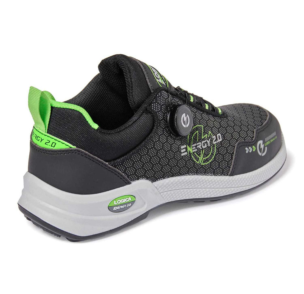 SCARPA BASSA LOGICA CORTINA CHIUSURA CON ROTORE TESSUTO IDROREPELLENTE S3S SR ESD FO
