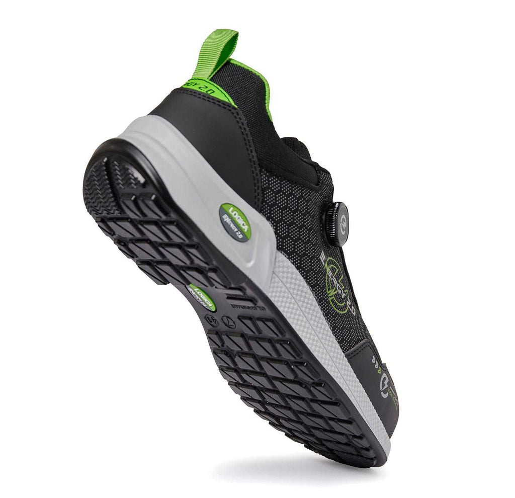 SCARPA BASSA LOGICA CORTINA CHIUSURA CON ROTORE TESSUTO IDROREPELLENTE S3S SR ESD FO
