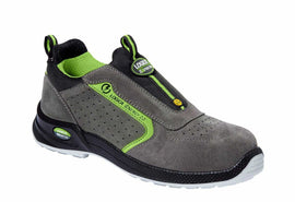 SCARPA BASSA LOGICA SIDNEY SENZA LACCI IN PELLE SCAMOSCIATA S1PS SR ESD FO
