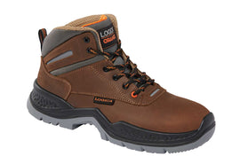 LOGICA SCARPE ANTINFORTUNISTICA ALTA TALLIN S3 MARRONE IDROREPELLENTE SOLID