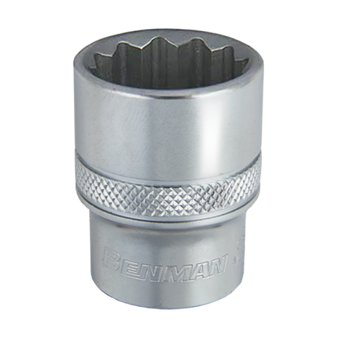 CHIAVE A BUSSOLA 17.00 mm - 1/2" A 12 PUNTE, DIN 3124 BENMAN 71500