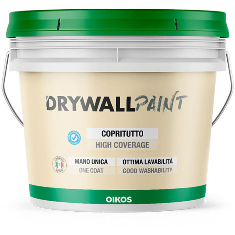 DRYWALL PAINT LT.14 PITTURA ACRILVINILICA PER CARTONGESSO ALTA COPERTURA INTERNO