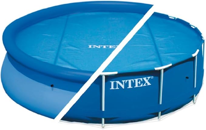 Intex 29023 - Telo Termico per Piscina Easy Set Rotonda, Polietilene, Blu, 448 cm