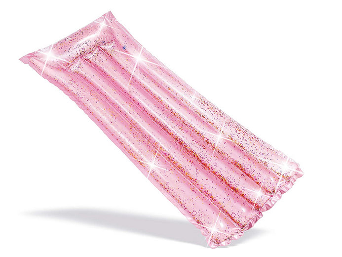 INTEX Materassino Gonfiabile Rosa Glitter 58720