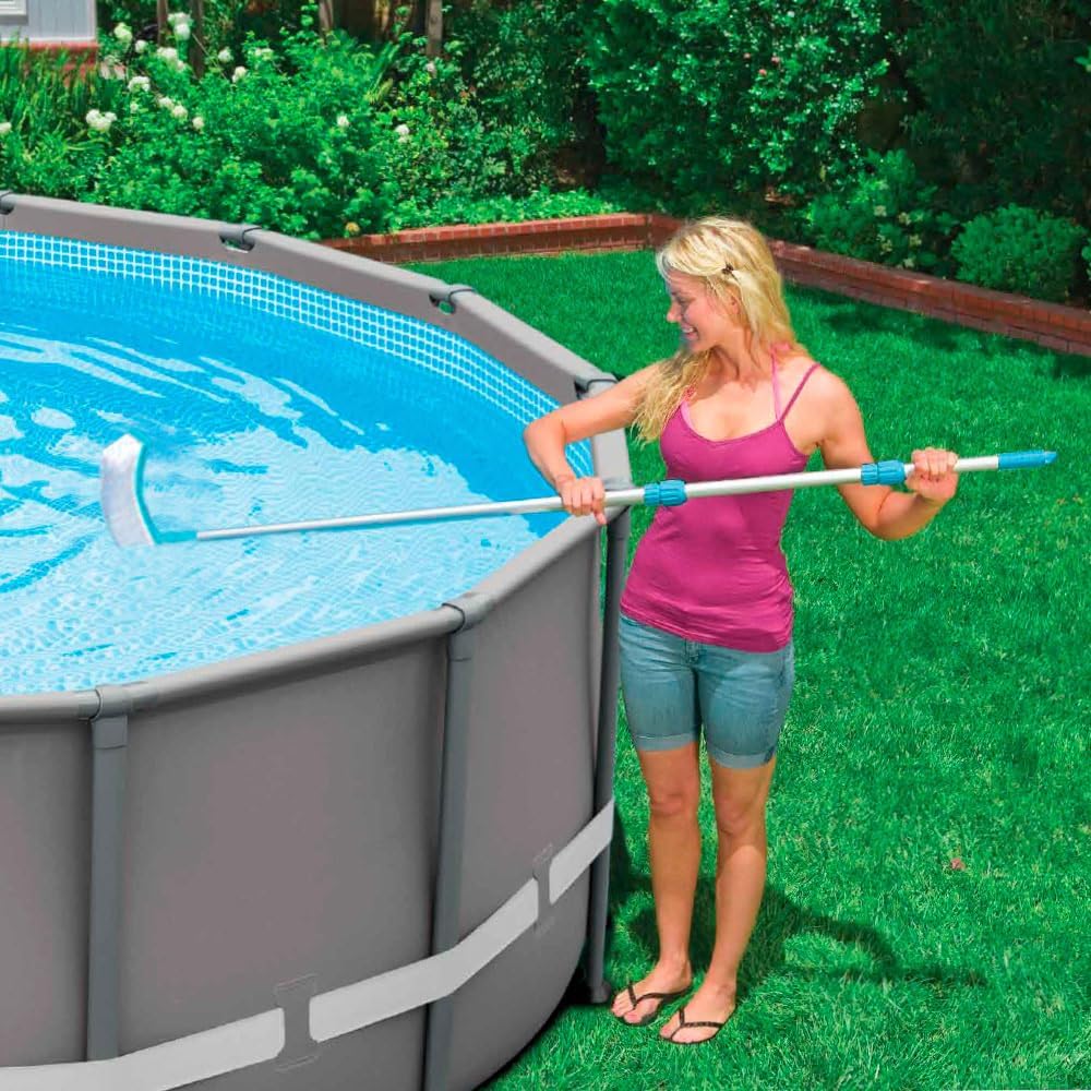 Intex 29057 - Kit di Pulizia Deluxe per Piscina, Plastica, Azzurro