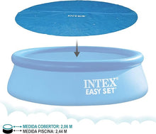 Carica l'immagine nel visualizzatore di Gallery, Intex 29020 - Telo Termico per Piscina Easy Set Rotonda, Polietilene, Blu, 206 cm