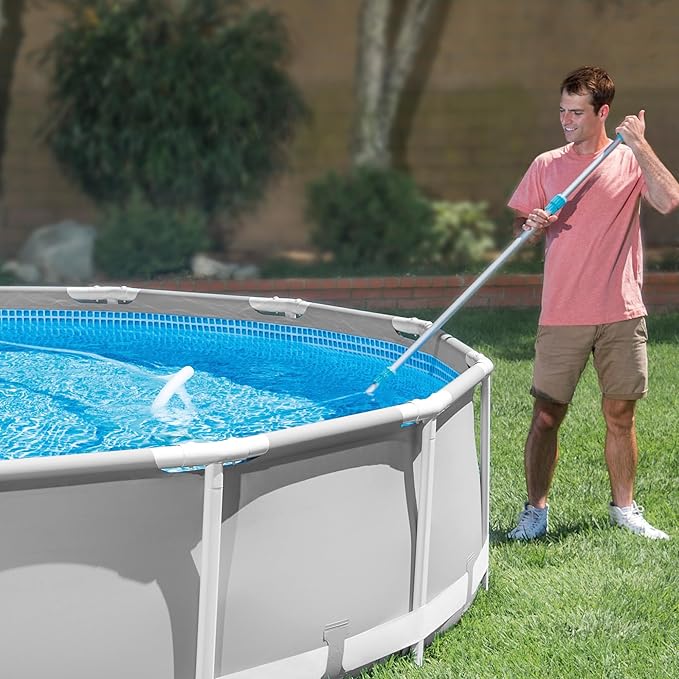 Intex 29057 - Kit di Pulizia Deluxe per Piscina, Plastica, Azzurro