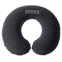 Carica l'immagine nel visualizzatore di Gallery, Intex 68675 - Cuscino Gonfiabile da Viaggio, Vinile, Grigio, 36x30x10 cm