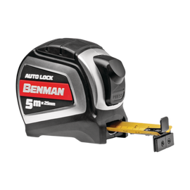 FLESSOMETRO BENMAN 8MT X 25MM AUTOLOCK ABS+TPR 70963