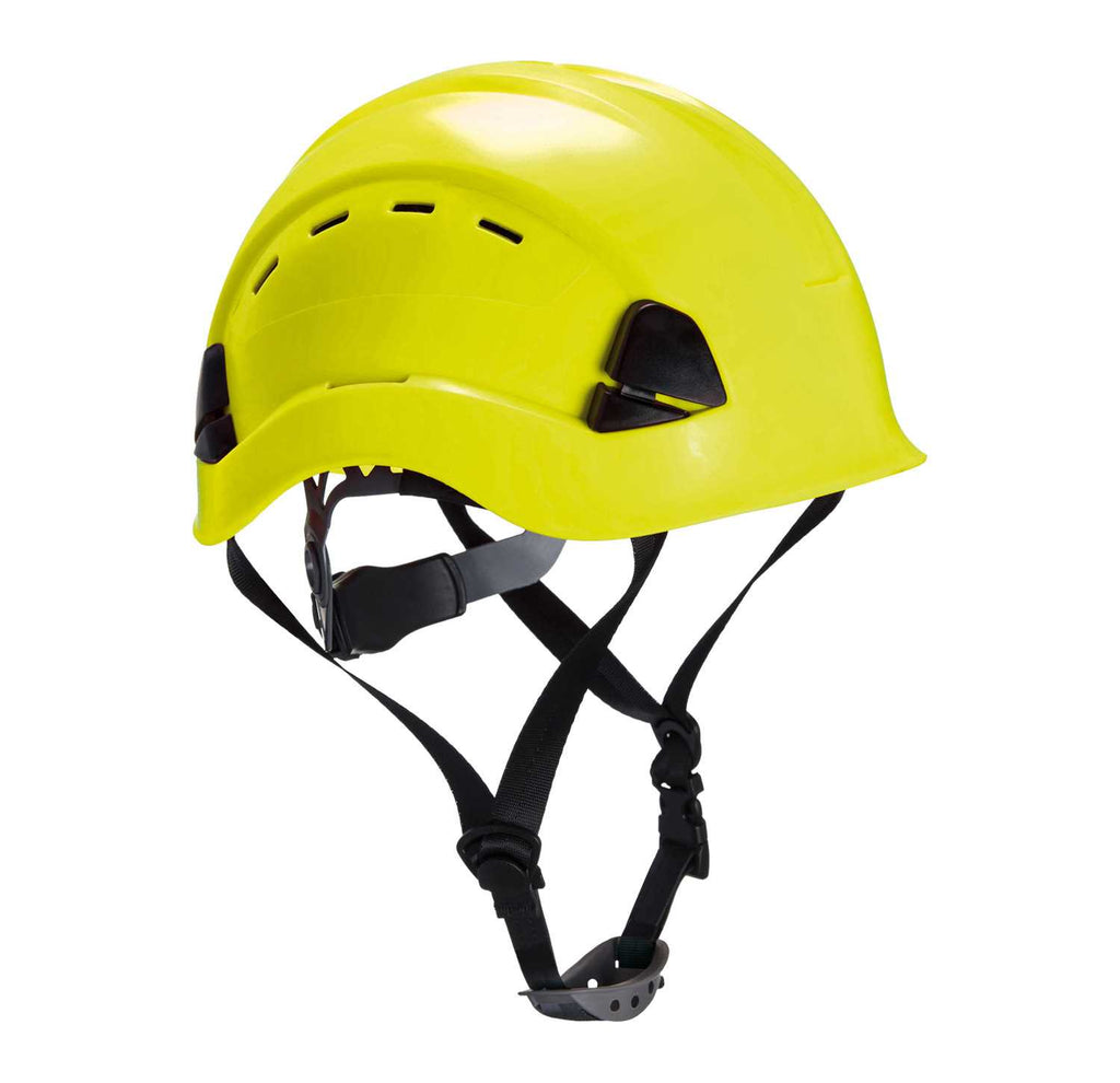 ELMETTO CASCO IN ABS ULTRALEGGERO CON SOTTOGOLA SGANCIO RAP SISMA 2/G GIALLO FLUO