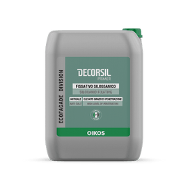 DECORSIL OIKOS PRIMER FISSATIVO SILOSSANICO ANTISALE PER PITTURE PER ESTERN LT10