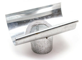 VASCHETTA CON BOCCHELLO 80MM SV 25 AD INCASTRO ZINCATA LATTONERIA