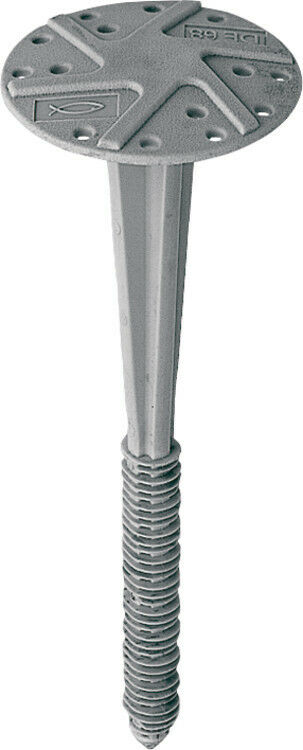 FISCHER DE35 TASSELLI NYLON PER PANNELLI ISOLANTI PZ.100 FISSAGGIO CAPPOTTO