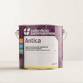 SMALTO VERNICE FERRO MICACEO FERRO BATTUTO LT2,5 GRIGIO CHIARO GRANA GROSSA