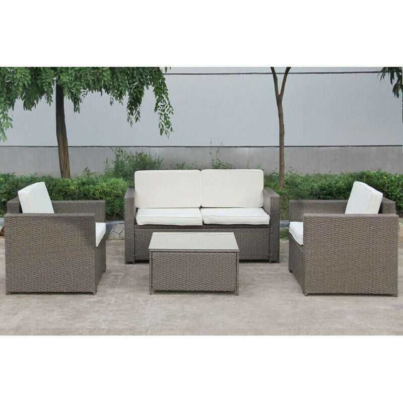 SALOTTO SET MAIORCA GIARDINO POLIRATTAN ARREDAMENTO DA ESTERNO ARREDO DIVANO