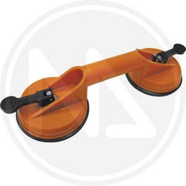 VENTOSA DOPPIA PER SOLLEVAMENTO PORTATA 80KG Ø 11,5 CON MANIGLIA PIASTRELLE