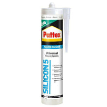 Carica l&#39;immagine nel visualizzatore di Gallery, PZ.4 SILICONE ACETICO SIGILLANTE PATTEX UNIVERSALE CARTUCCIA ML280 TRASPARENTE