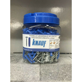 TASSELLO UNIVERSALE NYLON D.6 VITE ACCIAIO ZINC 4,5X40 400PZ KNAUF